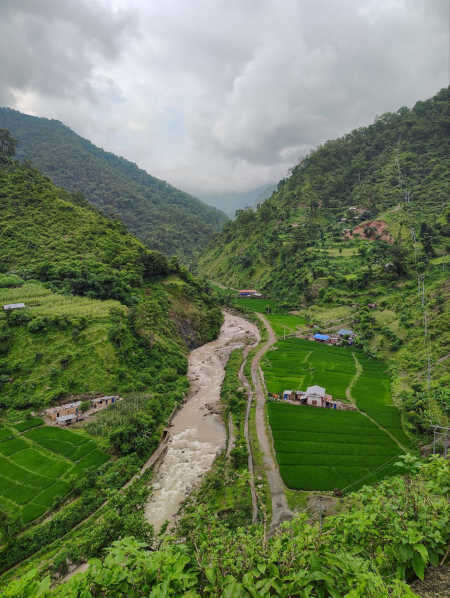 View point near Tulsipur