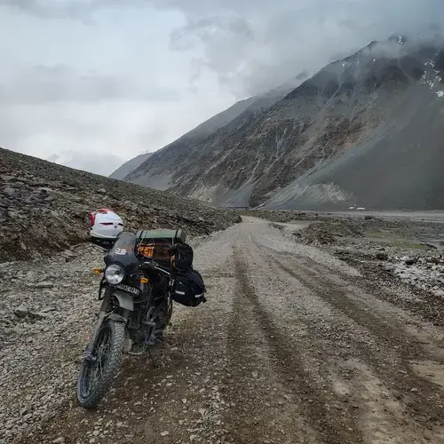 Bike in spiti valley